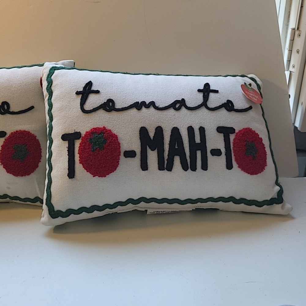 Tomato Themed Decorative Pillows